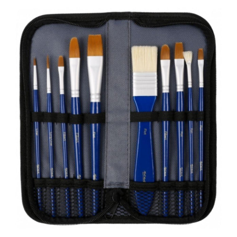 mont-marte-signature-paint-brush-set-bmhs0037-gouache-mixed-bristle-in-wallet-11pc-book-fanar-1_9c00bcb7-39f1-42d5-8faf-942389a6a21e_800x.jpg Mont Marte Signature Paint Brush Set BMHS0037 - Gouache Mixed Bristle In Wallet 11pc - Image 1