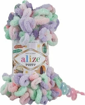 Alize Puffy Color 5938 Knitting Yarn