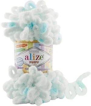 Alize Puffy Color 6491 Knitting Yarn