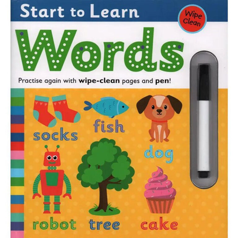 Wipe Clean - Start To Learn Words - Image 1