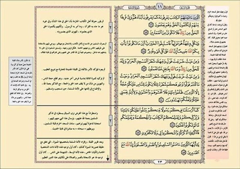 17x24 المصحف الموضوعي المفصل مقاس