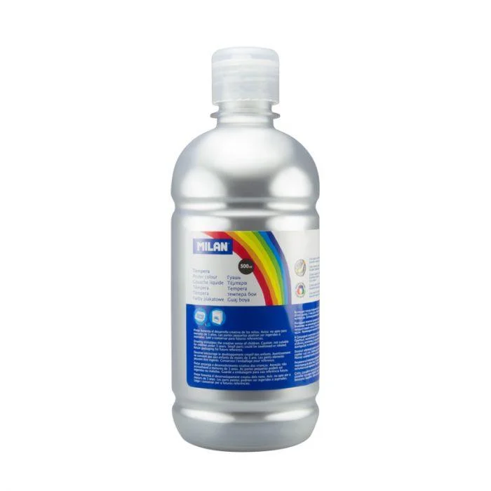 500 ml Bottle Metallic Silver Poster Paint 500 ml Bottle Metallic Silver Poster Paint