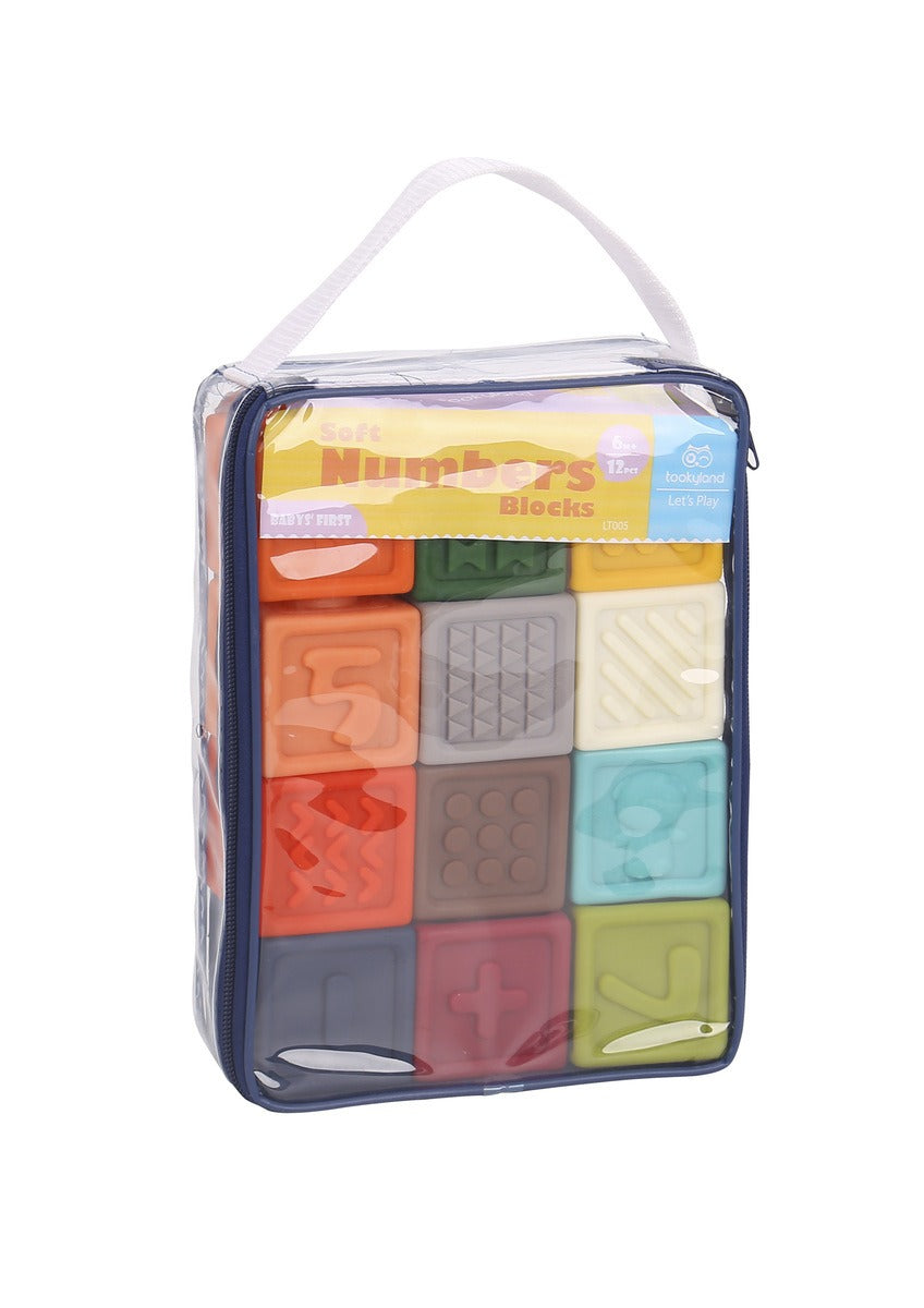 6972633379034_3.jpg مكعبات الأرقام الناعمة - مجموعة تعليمية آمنة للأطفال من سنتين - Image 1