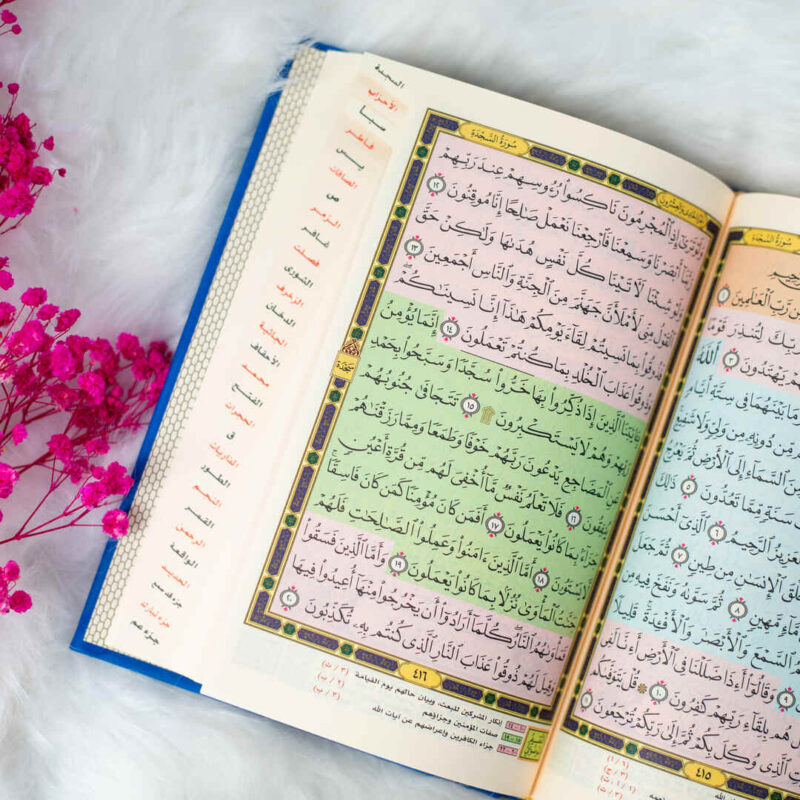 مصحف التقسيم الموضوعي المفهرس ‒ حجم متوسط 14×20 سم - Image 4