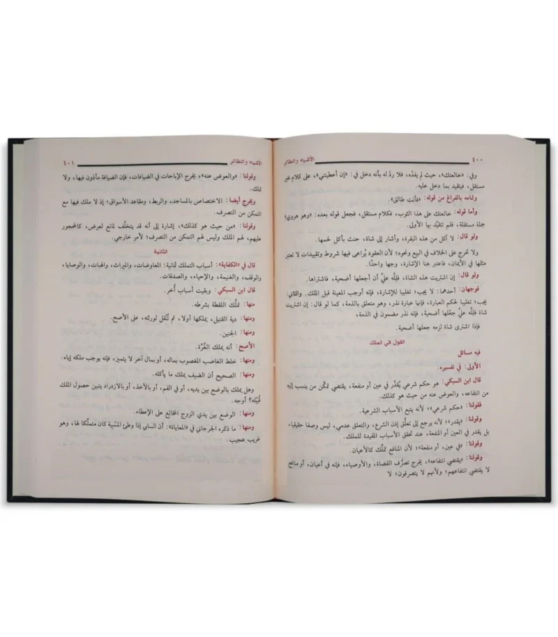 الأشباه والنظائر في قواعد وفروع فقه الشافعية - مرجع قواعدي