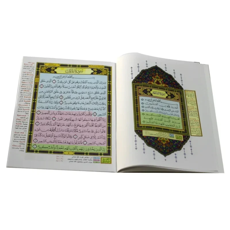 جزء تبارك بالرسم العثماني مع شرح شامل - 17×24 سم للدارسين