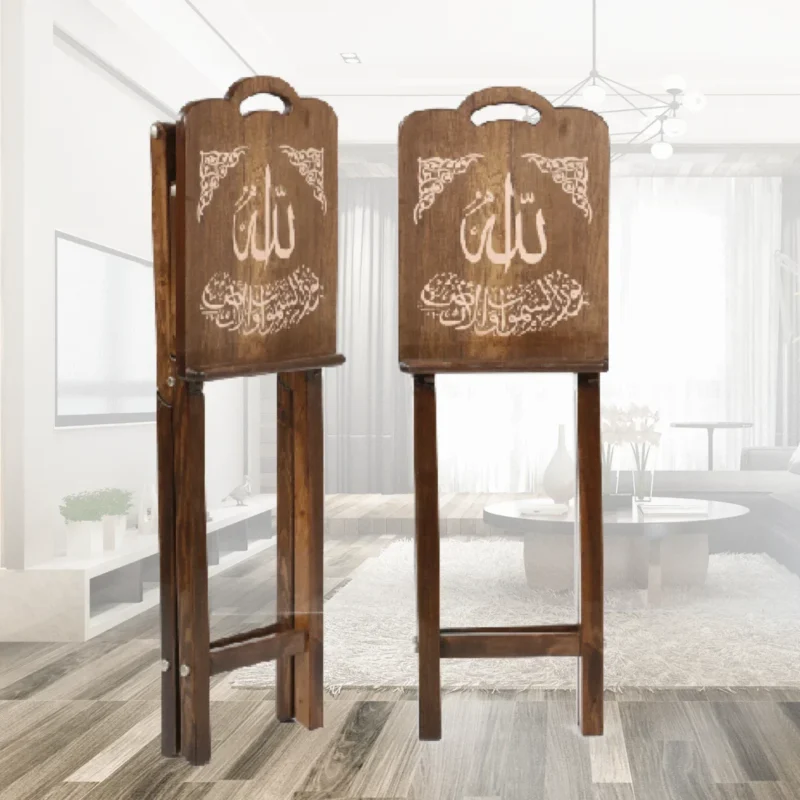 حامل القرآن الكريم نور - خشب طبيعي خفيف الوزن