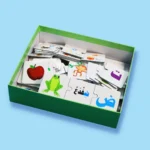 حقيبة مونتيسوري التعليمية الأولى: الحروف والأرقام خشنة الملمس