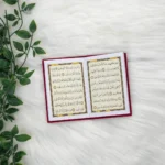 سورة يس بالرسم العثماني بتغليف مخمل فاخر | حجم صغير للاستخدام في أي وقت وأي مكان – 8×12سم