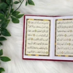 سورة يس بالرسم العثماني بتغليف مخمل فاخر | حجم صغير للاستخدام في أي وقت وأي مكان – 8×12سم