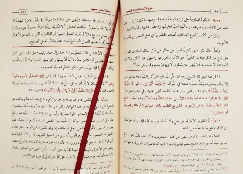 شرح اقتضاء الصراط المستقيم - ابن تيمية في مخالفة أهل الجحيم