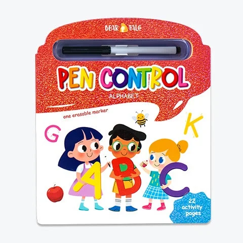 كتاب أبجدي  (مع قلم قابل للمسح)