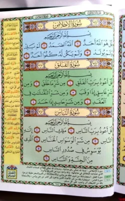 مصحف التفصيل الموضوعي الملون مقاس 14 * 20 سم