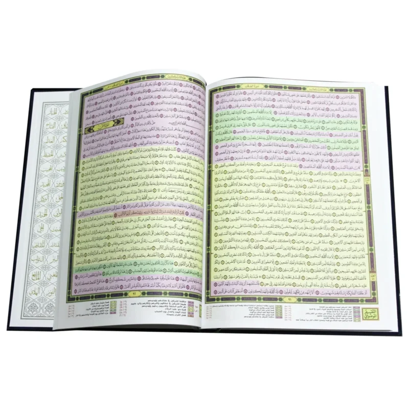 مصحف القيام مع التقسيم الموضوعي جوامعي مخمل