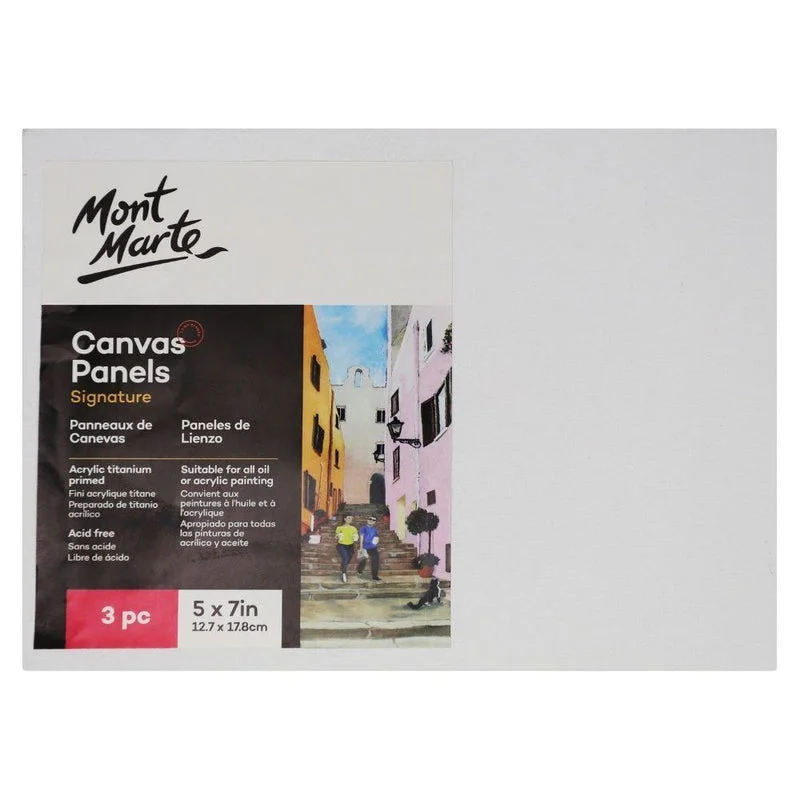 MM Canvas Panels Pack 3 12.7x17.8cm - 25125402 MM Canvas Panels Pack 3 12.7x17.8cm - 25125402