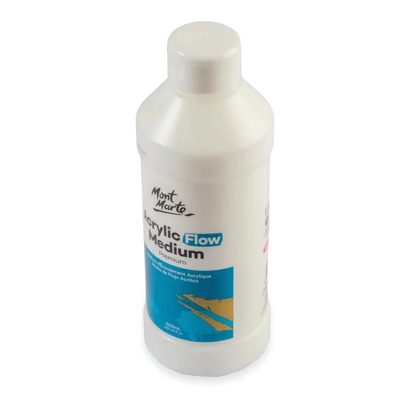 Mont Marte Acrylic Medium - Flow Medium 500ml - MAMD5001 Mont Marte Acrylic Medium - Flow Medium 500ml - MAMD5001