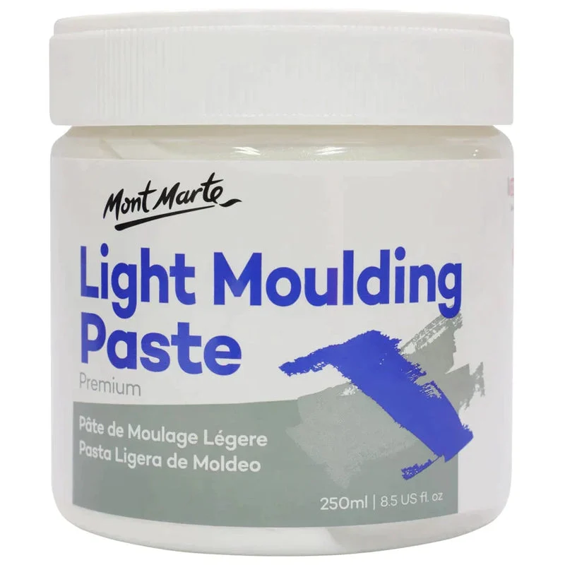 Mont Marte Acrylic Medium - Light Moulding Paste 250ml - MPA2504 Mont Marte Acrylic Medium - Light Moulding Paste 250ml - MPA2504