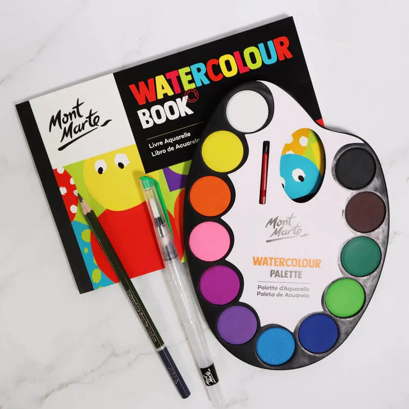 Mont Marte Kids - Watercolour Set 16pc MMKC0246 Mont Marte Kids - Watercolour Set 16pc MMKC0246