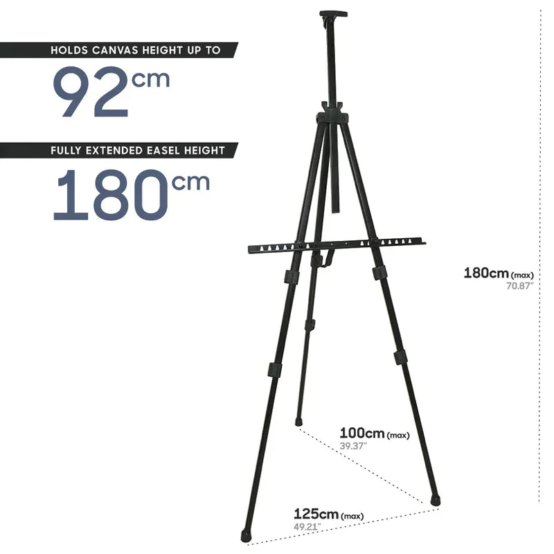 Mont Marte MEA0025 Lightweight Steel Tripod Easel - 25130225 Mont Marte MEA0025 Lightweight Steel Tripod Easel - 25130225