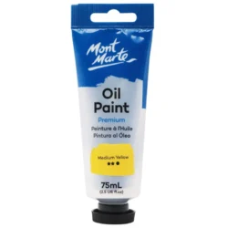 Mont Marte Oil Paint 75ml Tube - Medium Yellow MPO7504