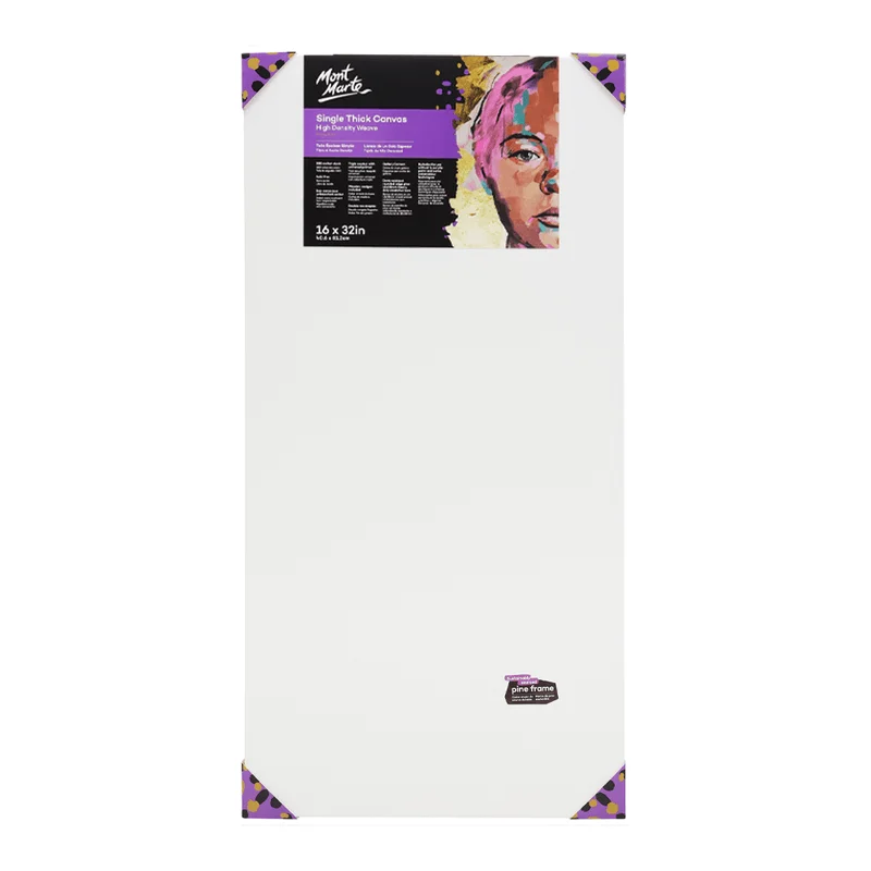 Mont Marte Premium Series Canvas Single Thick 16" x 32" - 40.6 x 81.2cm - 25125108 Mont Marte Premium Series Canvas Single Thick 16" x 32" - 40.6 x 81.2cm - 25125108