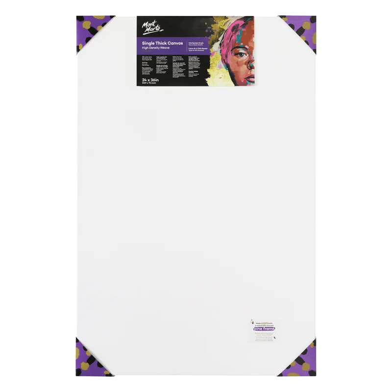 Mont Marte Premium Series Canvas Single Thick 24" x 36" - 60.9 x 91.4cm - 25125114 Mont Marte Premium Series Canvas Single Thick 24" x 36" - 60.9 x 91.4cm - 25125114