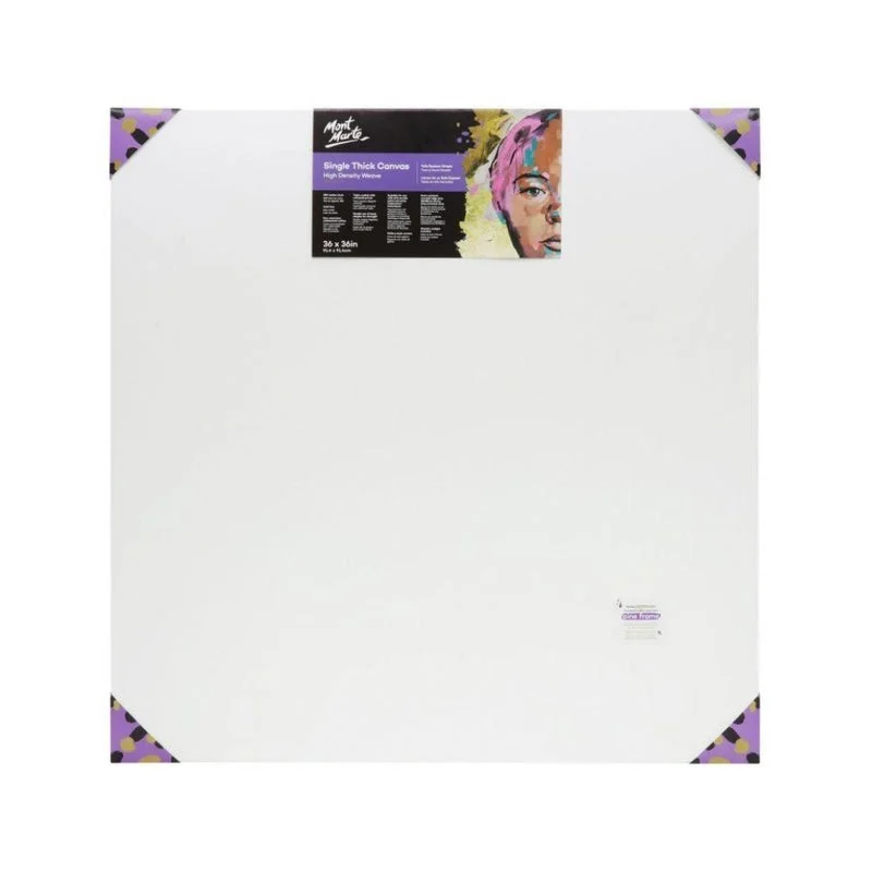 Mont Marte Premium Series Canvas Single Thick 36" x 36" - 91.4 x 91.4cm - 25125117 Mont Marte Premium Series Canvas Single Thick 36" x 36" - 91.4 x 91.4cm - 25125117