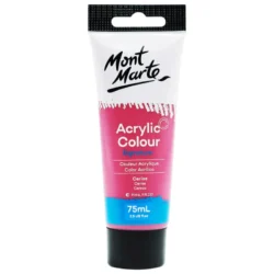 Mont Marte Signature Acrylic Paint 75ml Tube - Cerise - MSCH7536