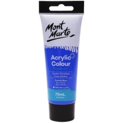 Mont Marte Signature Acrylic Paint 75ml Tube - Cobalt Blue - MSCH7519