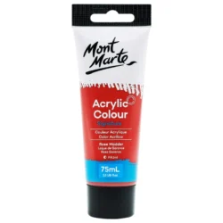 Mont Marte Signature Acrylic Paint 75ml Tube - Rose Madder - MSCH7535