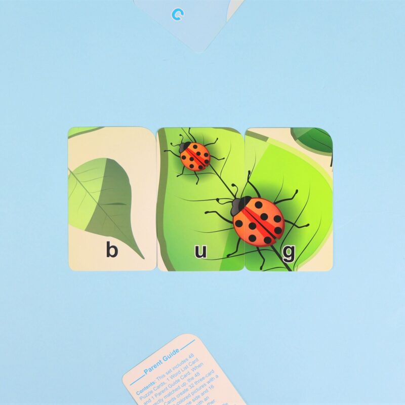 بطاقات الكلمات الثلاثية الإنجليزية - تعلم القراءة الأولى - Image 2