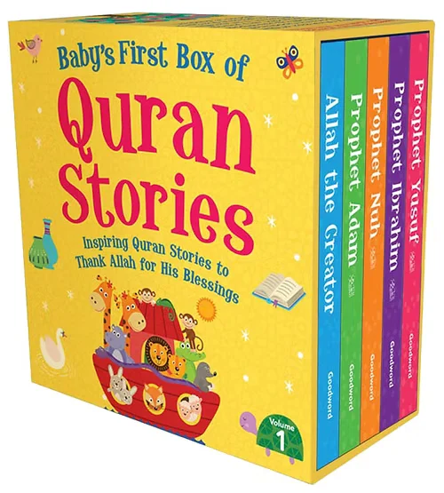 Baby’s First Box of Quran Stories Vol 1 – قصص قرآنية للرضّع - Goodword