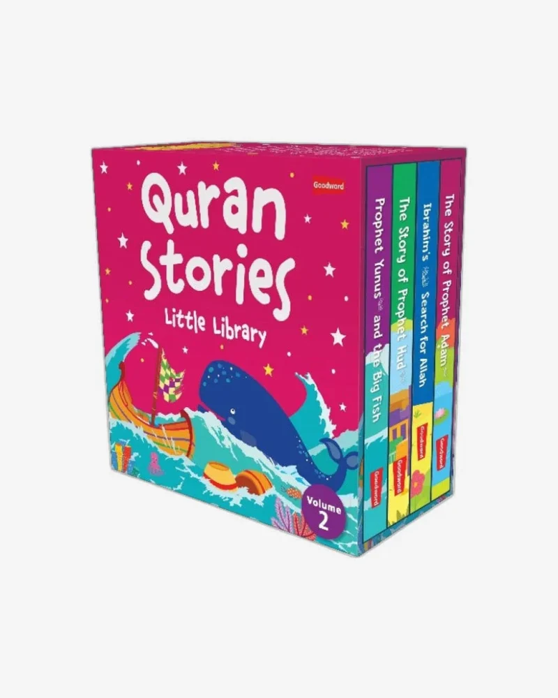 Quran Stories Little Library Vol 2 – 4 كتب مصوّرة للأطفال (Board)