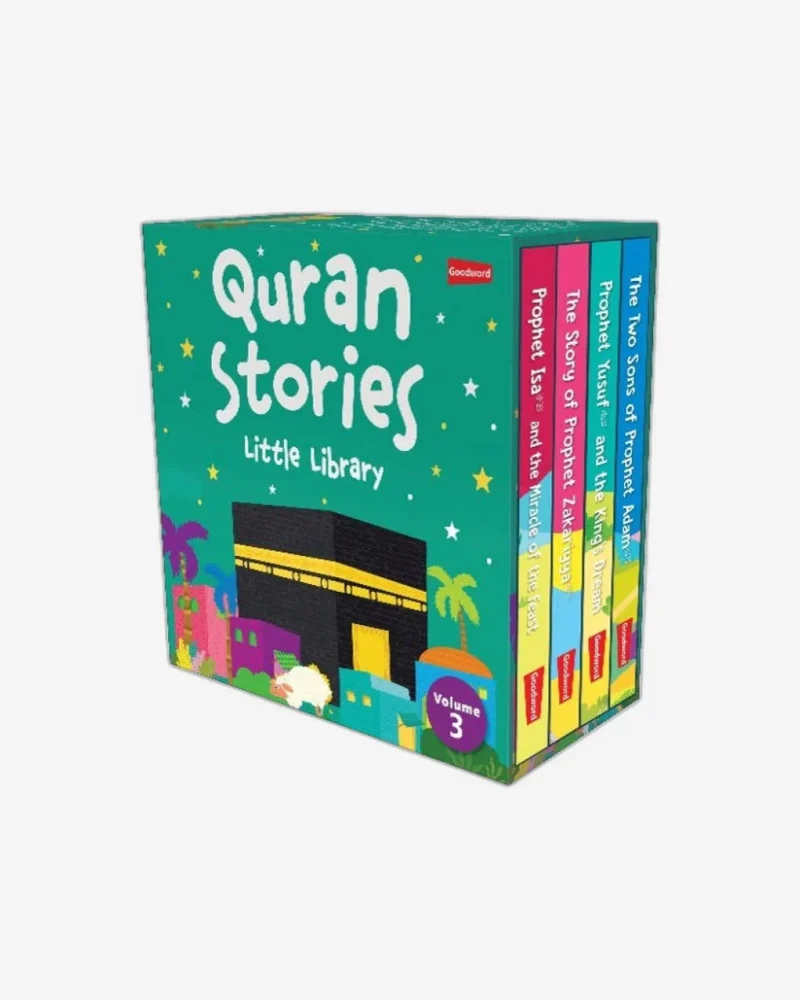 Quran Stories Little Library Vol 3 – مكتبة مصغّرة 4 كتب مصوّرة - Quran Stories