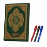 مصحف التدوين (مقاس 17×24 سم) مع هدية اقلام قابلة للمسح – رفيقك الأمثل للحفظ، التدبر، وتدوين الفوائد